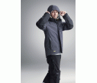 1102 Chaqueta impermeable con aislamiento AllroundWork gris acero/ negro